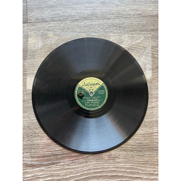 Roberto Murolo Mandolinate a Sera & Cara Piccina - Durium VTG 78 RPM Record - Picture 2 of 2